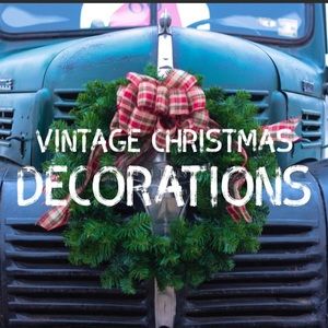 Vintage Christmas decorations